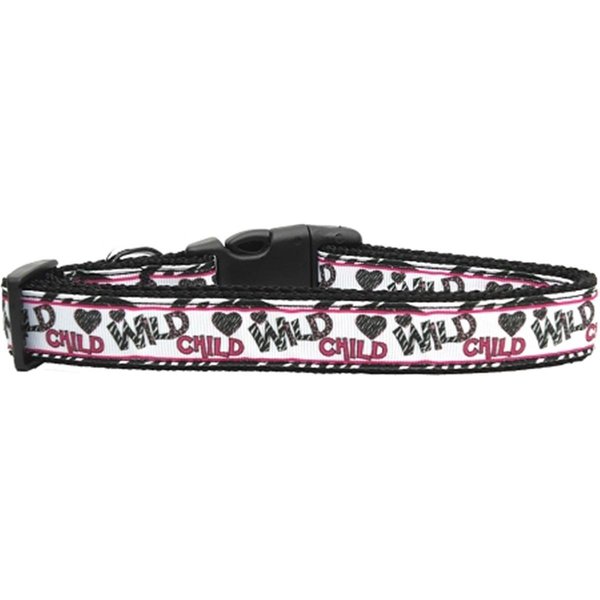 Mirage Pet Products Wild Child Nylon Dog CollarSmall 125-122 SM